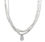 Petit B Pearl Layered Necklace