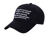 Message Ball Cap  (Cotton)