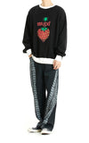 MGD STRAWBERRY SWEATSHIRT [BLACK]