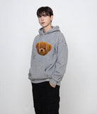 Big OF Bear Embroidery Hoodie