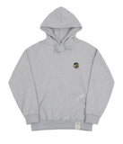 Small Camo Dot Smile White Clip Hoodie