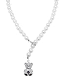 Cozy Bear Choker Drop Necklace