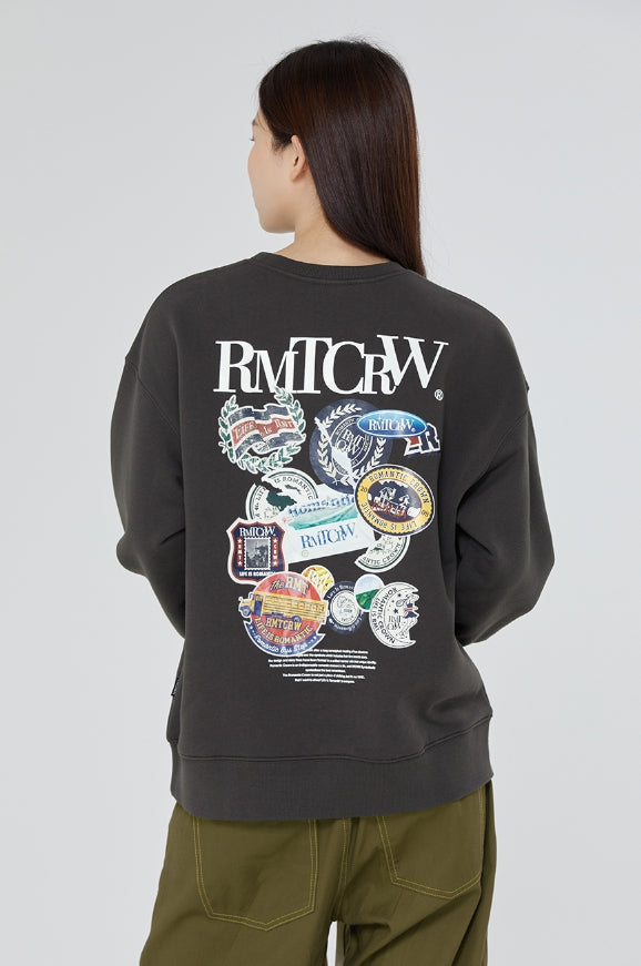 ROMANTIC CROWN (ロマンティック クラウン) - RMTCRW LABEL SWEAT