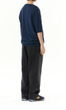 COLLEGE LOGO HALF KNIT