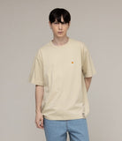 Duck Face Embroidered Smile Short Sleeve Tee