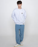 Tattoo Dog Embroidery Perito Sweatshirt
