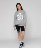 [UNISEX] Big Flower Smile Spray Sweatshirt