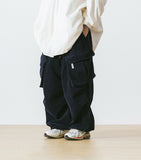 [AG] Corduroy Oblique Cargo Balloon Pants