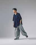 [AG] Unbalance Long Tuck Balloon Pants