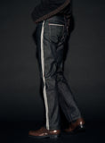 SELVAGE FRAY RED STITCH DENIM PANTS