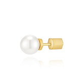 H edition silver 2way pearl piercing 10mm
