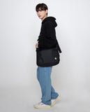 Flower Bear Embroidery Cross Curved Messenger Bag