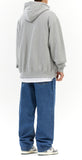 ROUND LOGO APPLIQUE HOODIE