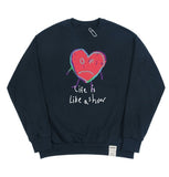 Street Drawing Heart Smile Sweatshirt