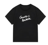 Drawing Logo Smile Slim Short Sleeve Tee