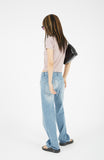 True stitch low rise denim pants