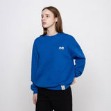 Double Smile Embroidery Logo Sweatshirt