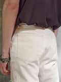 CREAMY WHITE OASIS DENIM PANTS