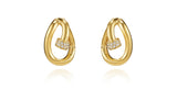 Erite23 SV(Y) Pave Double Twist Earring