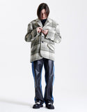 HEAVY BLAZER WOOL CHECK