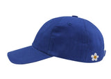 Back Small Flower Embroidery Ball Cap
