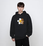 Big Flower Bear Smile Hoodie