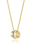 Noailles silver antique pearl point necklace mix
