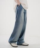 Herringbone Denim Pants