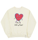 Street Drawing Heart Smile Sweatshirt