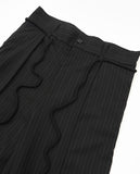 23SS One Tuck Oversized Stripe Trousers