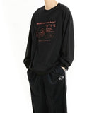 PAPER HOUSE LS TEE [BLACK]