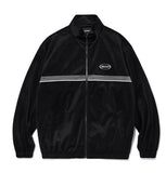 VELOUR TRACK JACKET [BLACK]