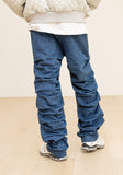 CRUMBLE DENIM PANTS