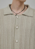 E73 Wrap Boucle Crop Collar Cardigan