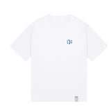 Small Double Drawing Smile Short Sleeve Tee