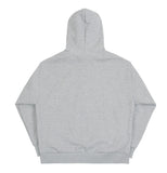 Heart Board Embroidery White Clip Hood Zip Up