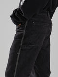 BLACK SPREAD CARPENTER DENIM