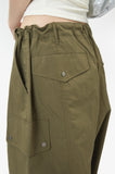 Over size stopper snap cargo pants