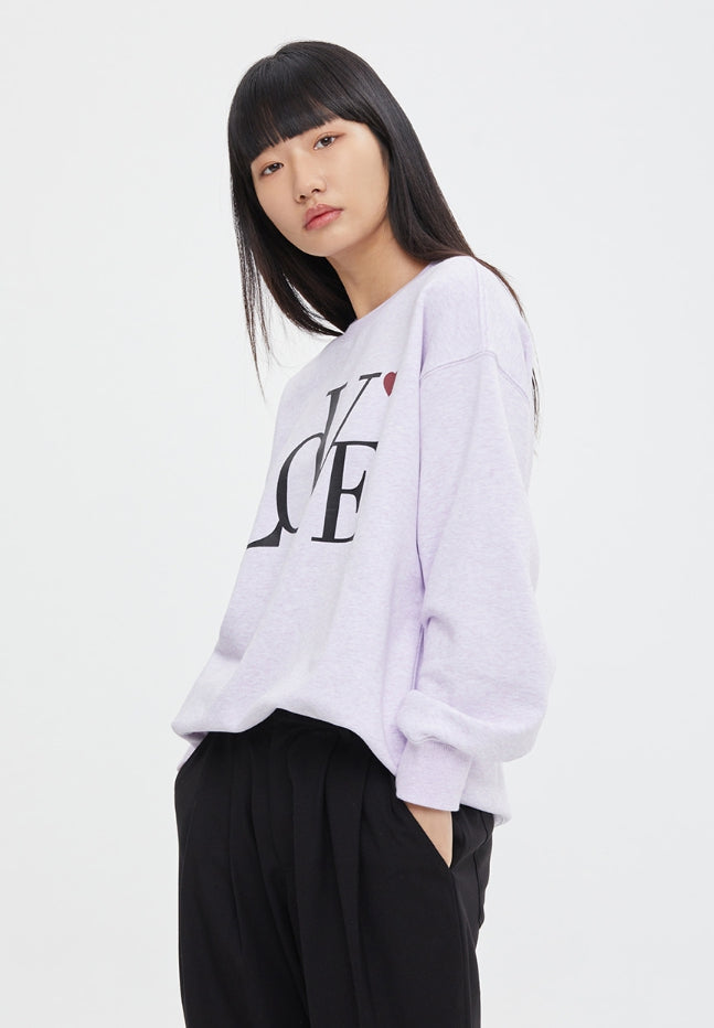 【ROMANTIC CROWN】22FW★ LOVE SWEAT SHIRT ROMANTIC CROWN (ロマンティック クラウン) - LOVE SWEAT SHIRT