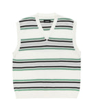 STRIPED KNIT VEST