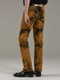 CHEDDAR ORANGE CURVE DENIM PANTS