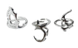 Stream Nail Ring (SET) / Silver