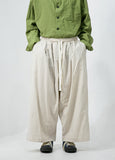 Linen Wide Hakama Easy Pants