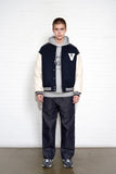 V Logo Lining Varsity Jacket