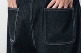 Shin Dart Denim Balloon Pants