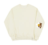 [UNISEX] Elbow Flower Bear Smile Sweatshirt