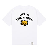 Twin Flower Smile Short Sleeve Tee