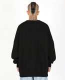 MM Face Wool Knit Sweater