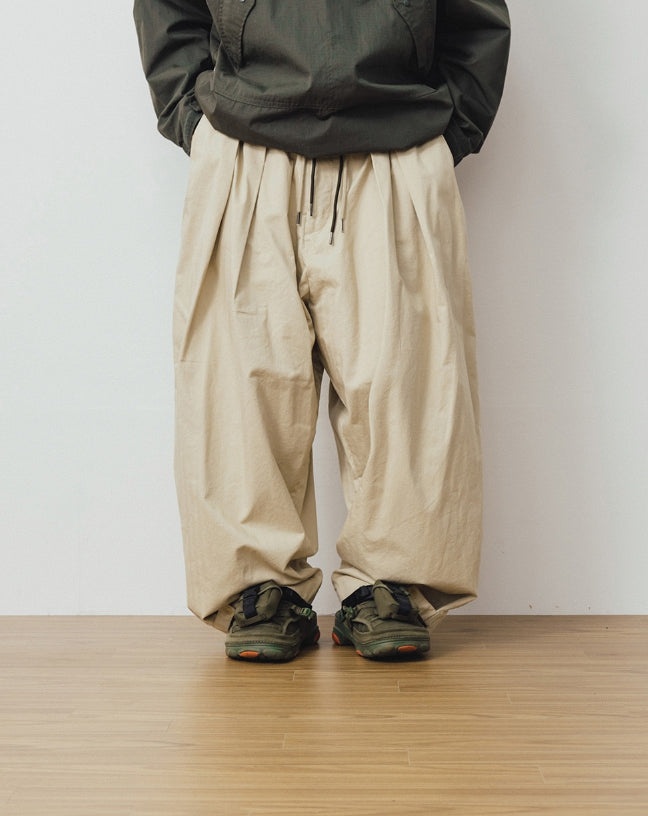 ANGLAN (アングラン) - Two-Tuck Vijo Balloon Pants – einz.jp