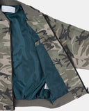 Camouflage zip-up over flight jacket